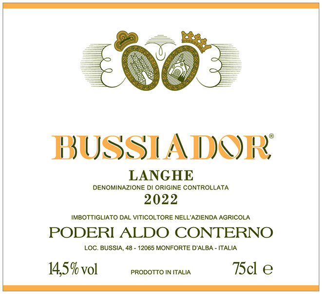 Poderi Aldo Conterno Bussiador Langhe Chardonnay
