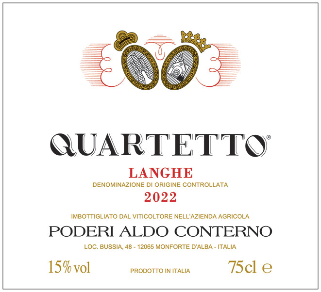 Poderi Aldo Conterno Quartetto Langhe Rosso