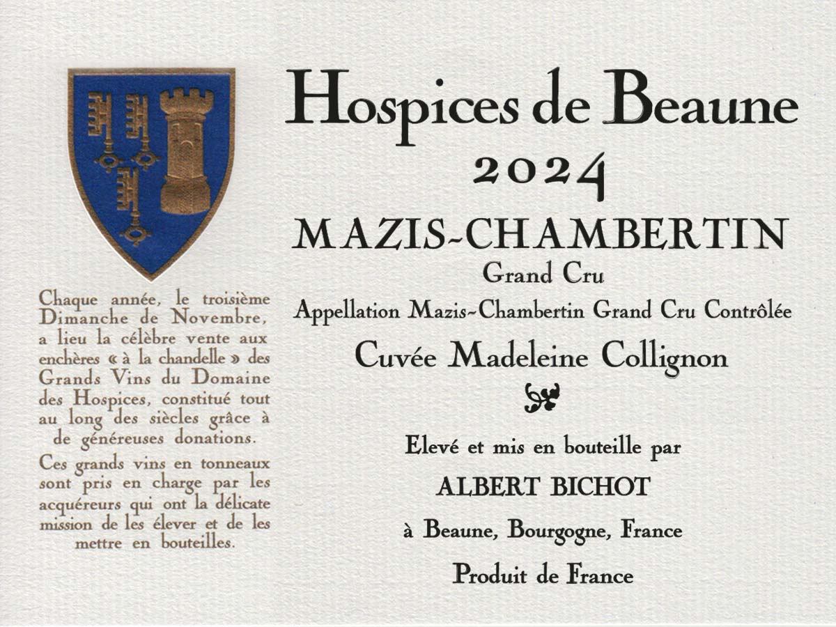 Hospices de Beaune Cuvée Madeleine Collignon Mazis-Chambertin Grand Cru