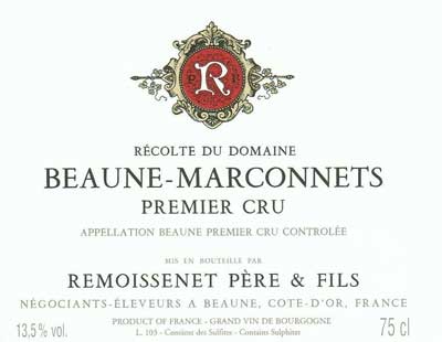 Remoissenet Les Marconnets Beaune 1er Cru