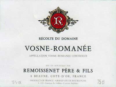 Remoissenet Vosne-Romanée