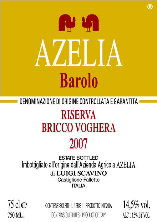 Azelia Barolo Riserva Voghera
