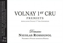 Domaine Nicolas Rossignol Fremiets Volnay 1er Cru