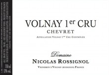 Domaine Nicolas Rossignol Chevret Volnay 1er Cru