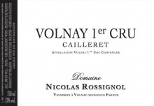 Domaine Nicolas Rossignol Cailleret Volnay 1er Cru
